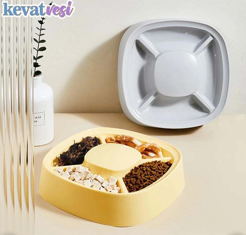 4 Grids Cat Bowls Pets Slow Feeder Cat Food Container Compartment Kitten Bowls Multifunctional Anti-Choking Pets Cat Dog Bowls
4 Grids Cat Bowls Pets Slow Feeder Cat Food Container Compartment Kitten Bowls Multifunctional Anti-Choking Pets Cat Dog Bowls