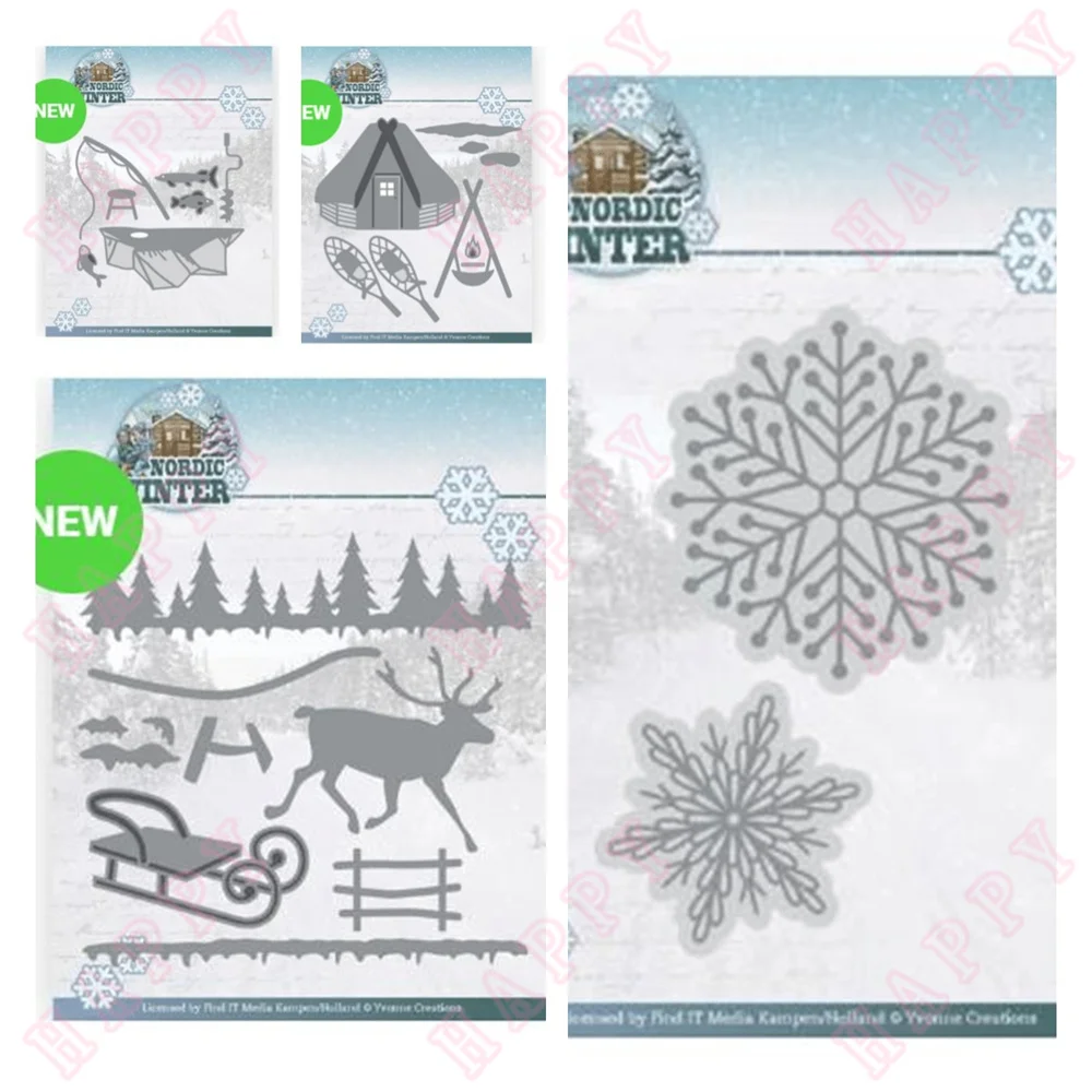 New Metal Cutting Dies Elk Sleigh Fishing Ground For Template DIY Scrapbook Album Paper Card Decoration Embossing Craft Handmade 
New Metal Cutting Dies Elk Sleigh Fishing Ground For Template DIY Scrapbook Album Paper Card Decoration Embossing Craft Handmade