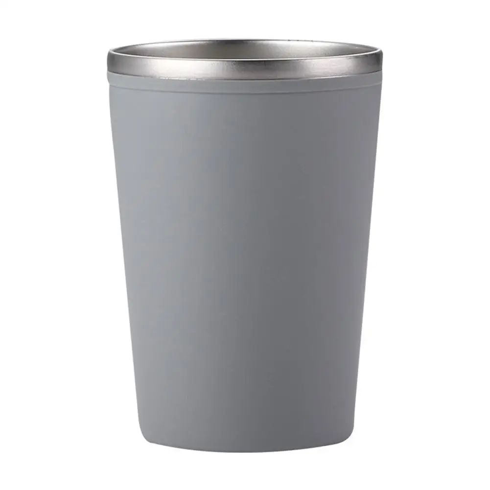 420ml Bathroom Cup Modern Minimalist Double Layer Solid Color Stainless Steel Drink Cup Bathroom Accessories Drop Shipping
420ml Bathroom Cup Modern Minimalist Double Layer Solid Color Stainless Steel Drink Cup Bathroom Accessories Drop Shipping