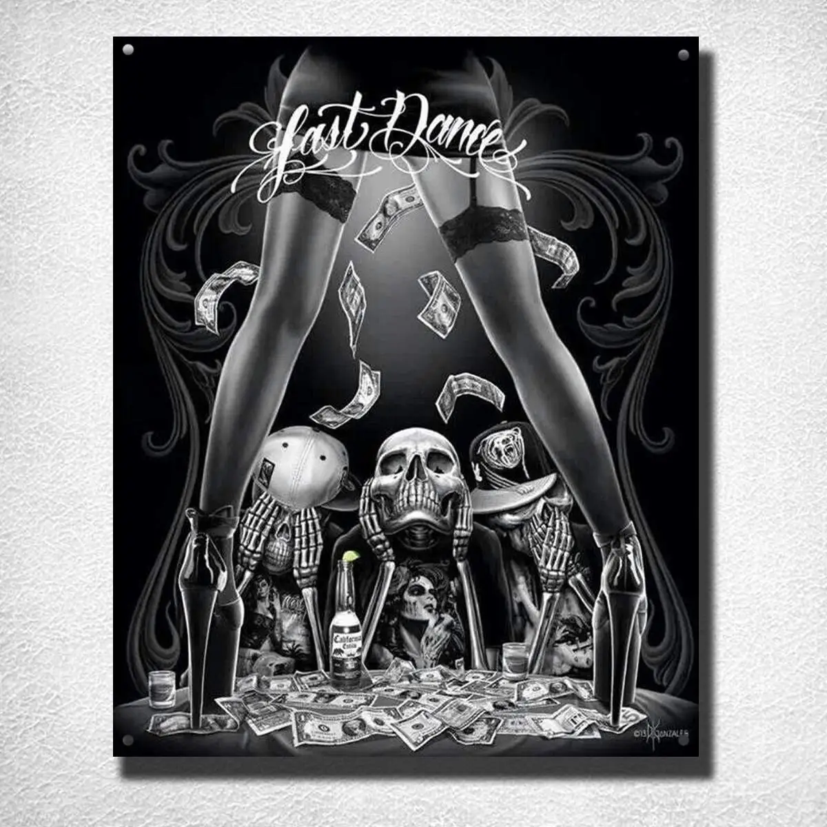 Day of The Dead Rockabilly Skull Last Dance Vintage Metal Tin Signs Retro Tin Plate Sign Wall Art Decor Tin Sign 7.8x11.8 Inch
Day of The Dead Rockabilly Skull Last Dance Vintage Metal Tin Signs Retro Tin Plate Sign Wall Art Decor Tin Sign 7.8x11.8 Inch