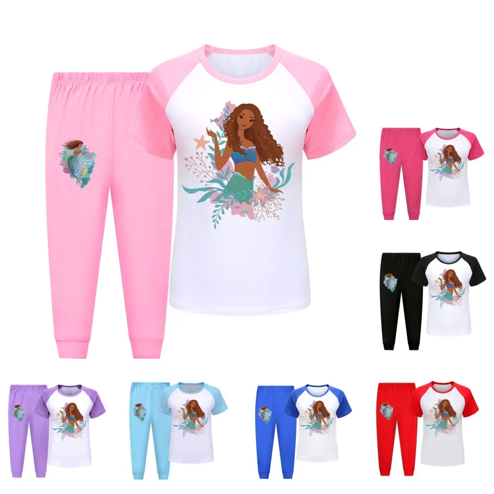 Summer The Little Mermaid Kids Clothing Sets Boys Sleepwear Clothes Children's Pajamas Set Baby Girls Cotton Cartoon Pijamas
Summer The Little Mermaid Kids Clothing Sets Boys Sleepwear Clothes Children's Pajamas Set Baby Girls Cotton Cartoon Pijamas