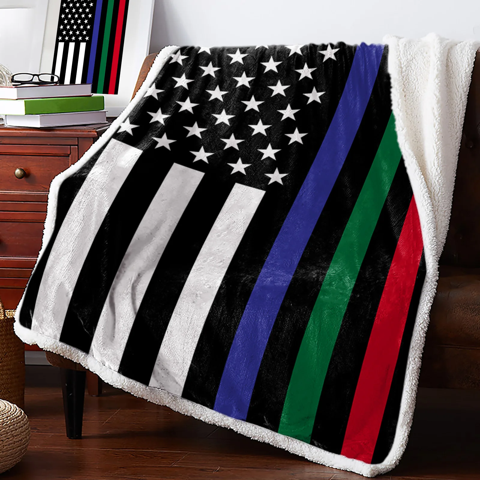 Flag Red Green Blue Stripes Home Lamb Cashmere Thick Bed Blanket Sofa Warm Flannel Duvet Cover Kids Bedspread
Flag Red Green Blue Stripes Home Lamb Cashmere Thick Bed Blanket Sofa Warm Flannel Duvet Cover Kids Bedspread
