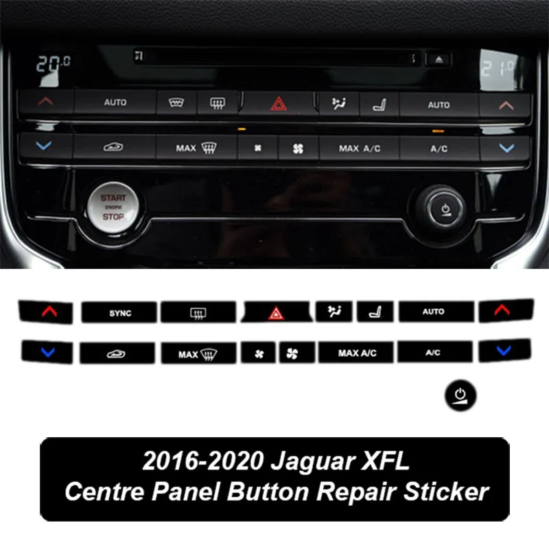 Наклейки для ремонта автомобильных кнопок Jaguar, акриловые наклейки XFL для автомобиля, управление режимом вождения, глянцевые черные наклейк...
Наклейки для ремонта автомобильных кнопок Jaguar, акриловые наклейки XFL для автомобиля, управление режимом вождения, глянцевые черные наклейк...