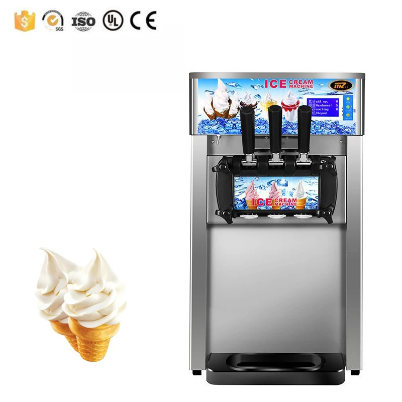 Лидер продаж машина для приготовления мягкого мороженого 1200 Вт автоматическая