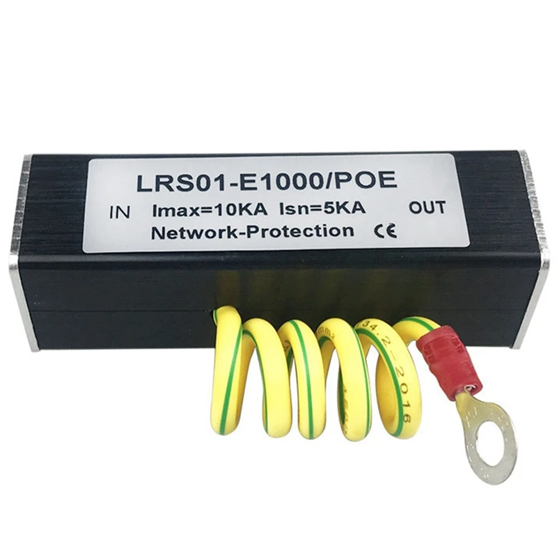 100/1000M POE IP Camera Network POE Switch RJ45 & POE Surge Protector Protection Device Arrester SPD 1000M 
100/1000M POE IP Camera Network POE Switch RJ45 & POE Surge Protector Protection Device Arrester SPD 1000M