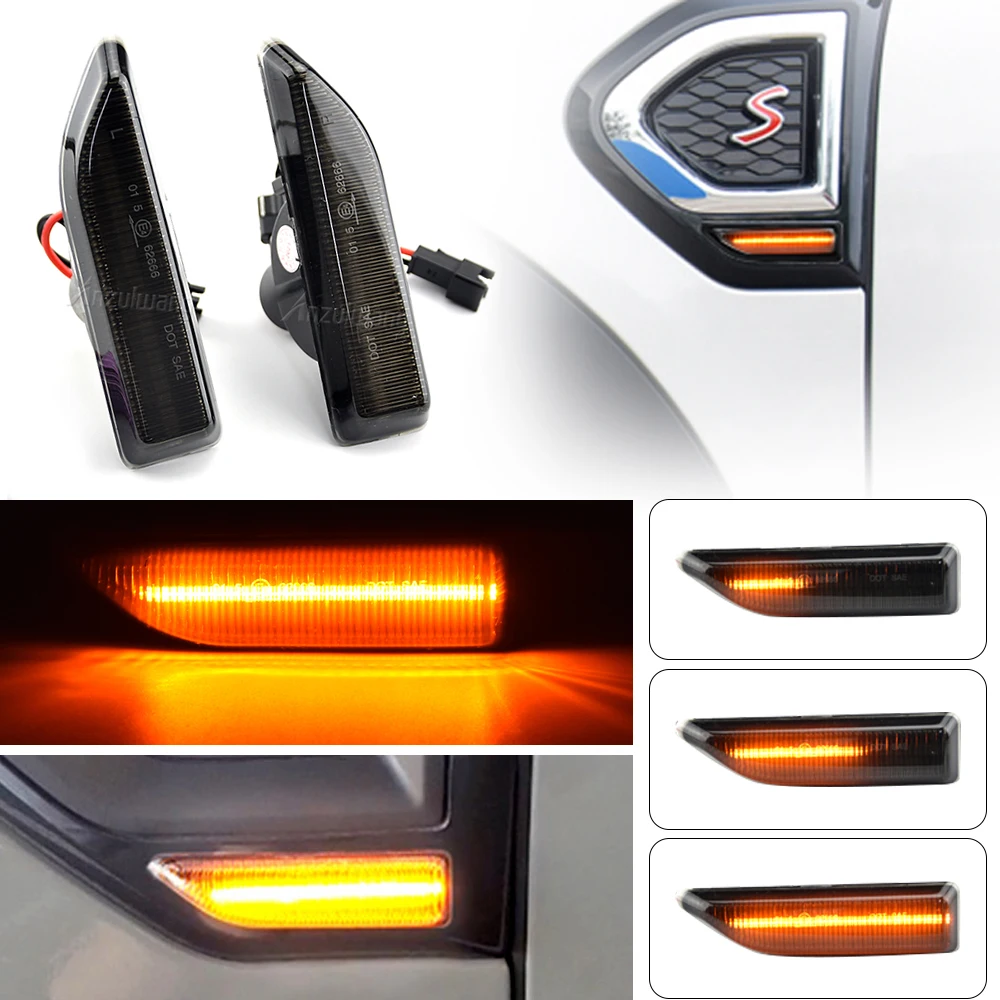 2X Dynamic LED Turn Signal Indicator Flasher Side Marker Lamps Repeater Lights Flowing For MINI F60 Countryman 2017-2020
2X Dynamic LED Turn Signal Indicator Flasher Side Marker Lamps Repeater Lights Flowing For MINI F60 Countryman 2017-2020