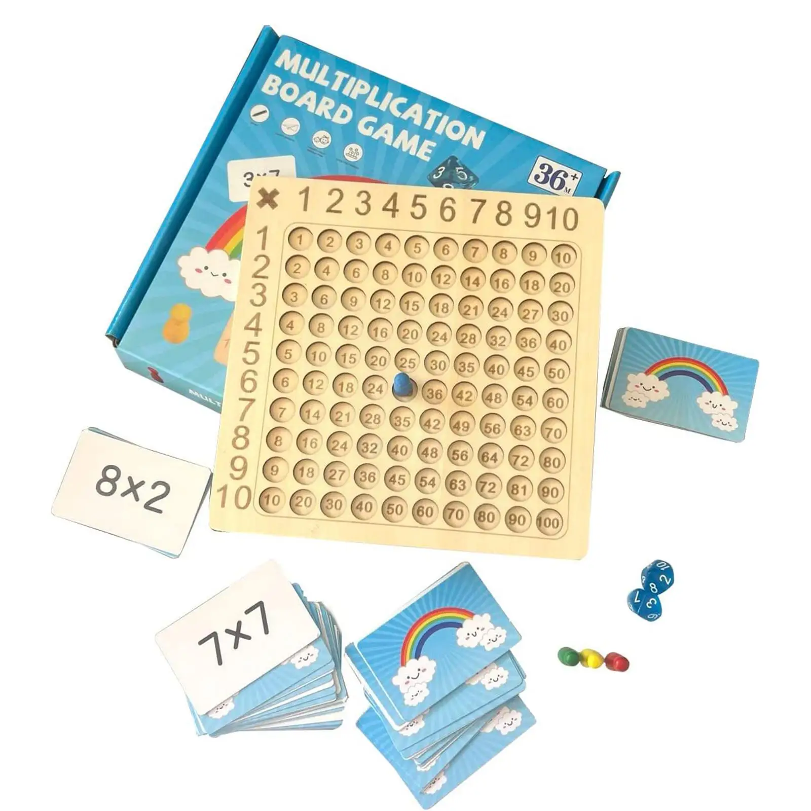 Wooden Multiplication Board Game Children Math Educational Hundred Interactive Board Toys Toys Counting F4P4
Wooden Multiplication Board Game Children Math Educational Hundred Interactive Board Toys Toys Counting F4P4