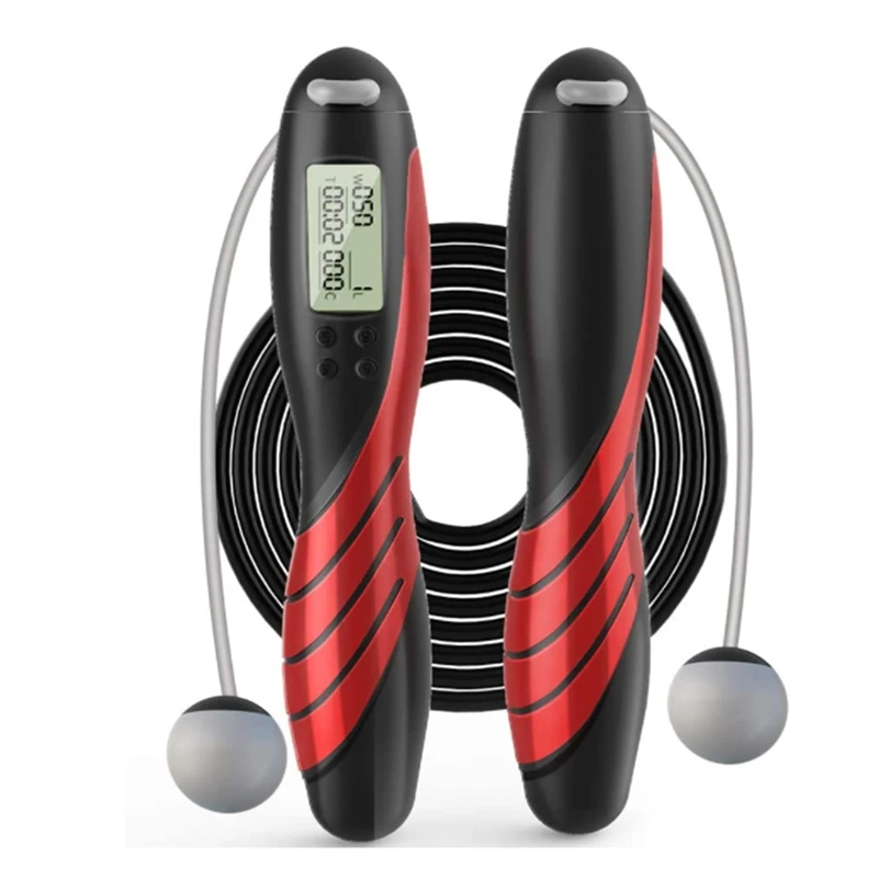 Jump Rope Digital Counter Adjustable Jumping Rope With Weighted Handle Skipping Rope For Indoor Outdoor Workout Exercise
Jump Rope Digital Counter Adjustable Jumping Rope With Weighted Handle Skipping Rope For Indoor Outdoor Workout Exercise
