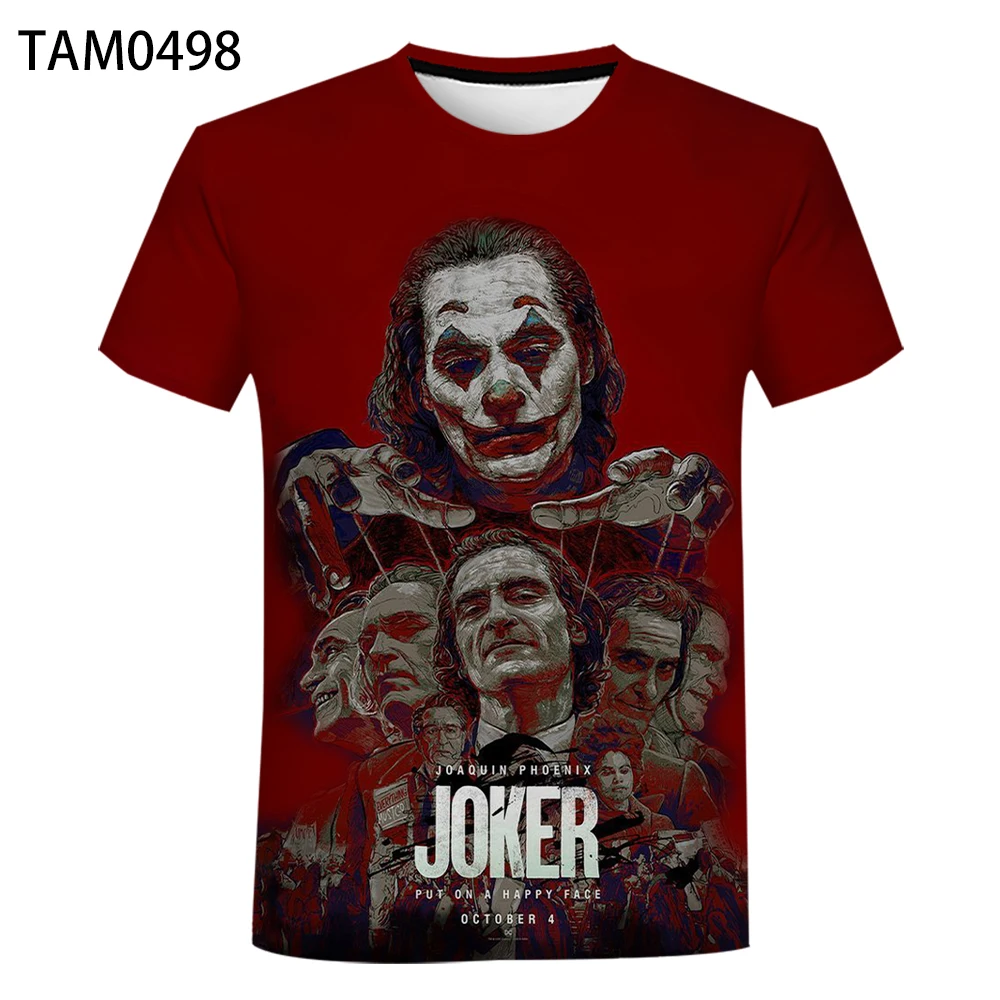 Clown 3D Printing Summer Fashion Trend Men& And Women Versatile Short Sleeve Children's Casual Top Classic Cool T-Shirt
Clown 3D Printing Summer Fashion Trend Men& And Women Versatile Short Sleeve Children's Casual Top Classic Cool T-Shirt