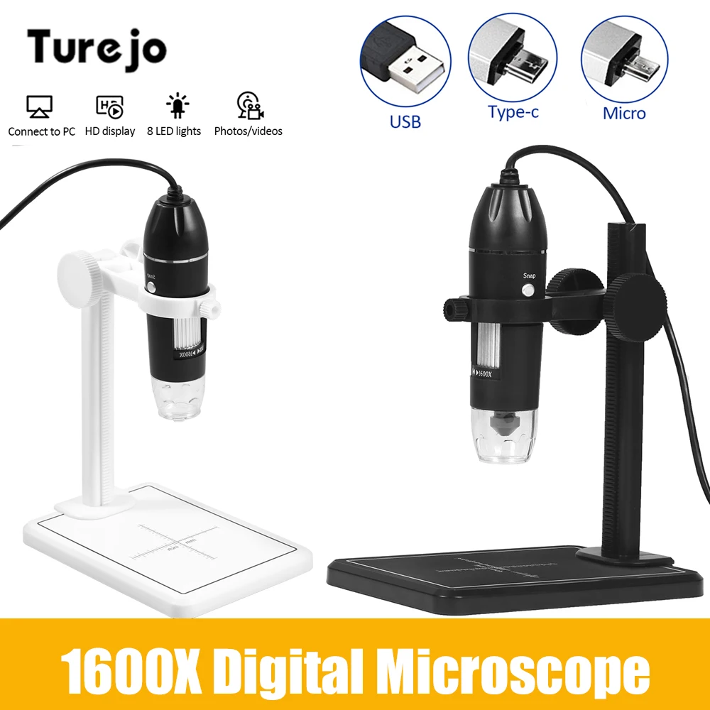1600X Digital Microscope 3 In 1 USB Electronic Microscope For Soldering LED Magnifier Camera With Lift Stand For MAC Android PC
1600X Digital Microscope 3 In 1 USB Electronic Microscope For Soldering LED Magnifier Camera With Lift Stand For MAC Android PC