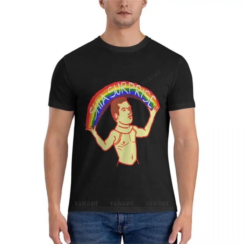 Shia Surprise Essential T-Shirt men t shirt korean fashion men workout shirt mens big and tall t shirts summer t-shirt men
Shia Surprise Essential T-Shirt men t shirt korean fashion men workout shirt mens big and tall t shirts summer t-shirt men