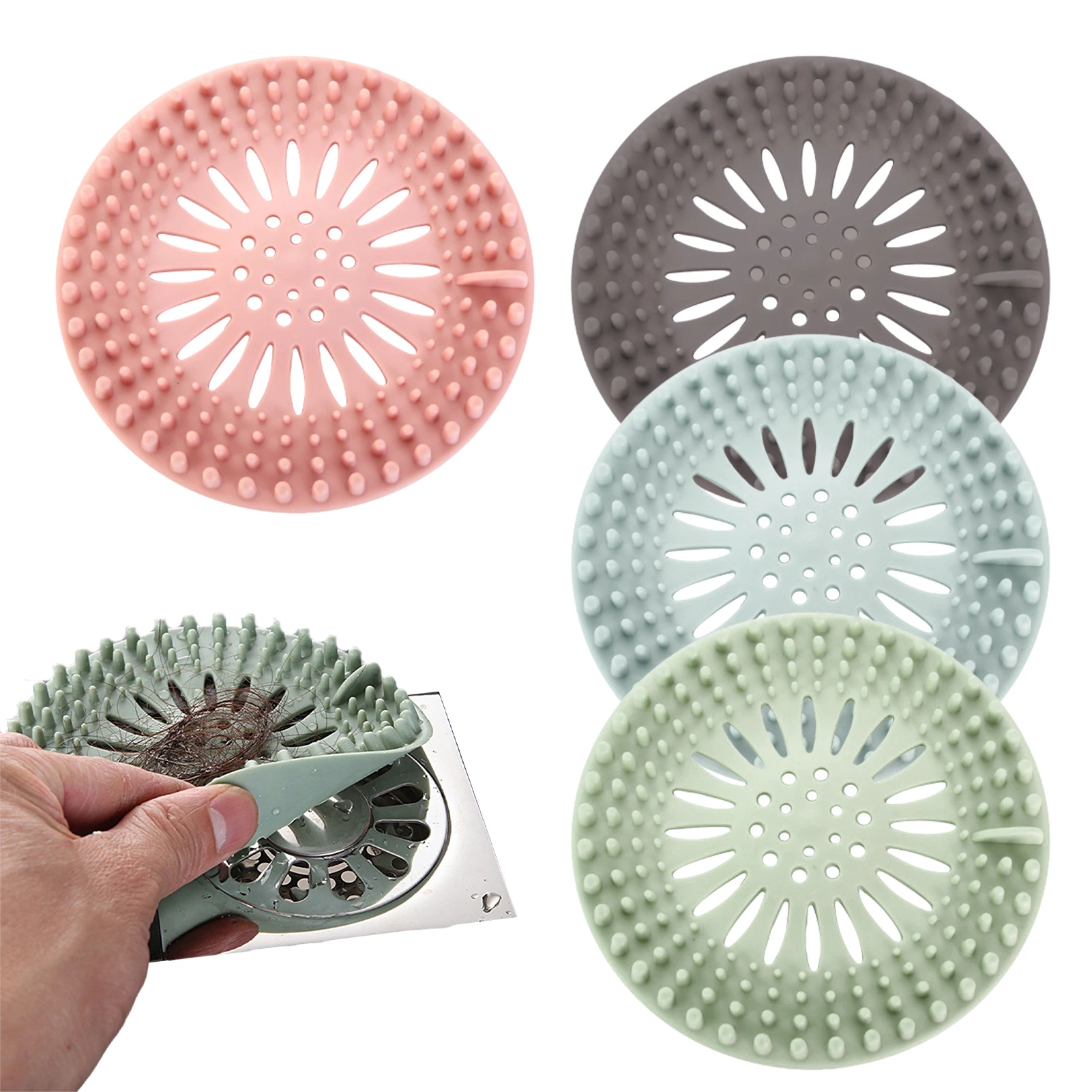 Hair Filter Sink Anti-blocking Strainer Bathtub Shower Drain Stopper Hair Catcher Kitchen Deodorant Plug Bathroom Accessories
Hair Filter Sink Anti-blocking Strainer Bathtub Shower Drain Stopper Hair Catcher Kitchen Deodorant Plug Bathroom Accessories