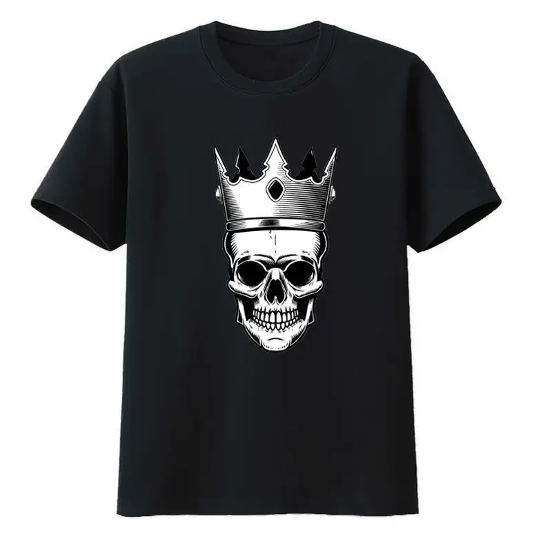 Skull Crown Street Wear Cool Aesthestic Unisex Heavy Cotton T-shirts Men Clothing Top Y2k Harajuku Men's Short Sleeve T-shirt
Skull Crown Street Wear Cool Aesthestic Unisex Heavy Cotton T-shirts Men Clothing Top Y2k Harajuku Men's Short Sleeve T-shirt