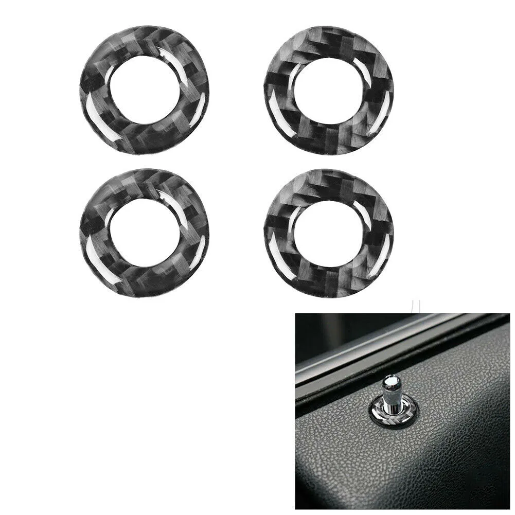 For Dodge Charger 2015-2020 Door Lock Pins Panel Panel Decor 4Pcs Car Carbon Fiber Cover Decor Front Interior Trims
For Dodge Charger 2015-2020 Door Lock Pins Panel Panel Decor 4Pcs Car Carbon Fiber Cover Decor Front Interior Trims