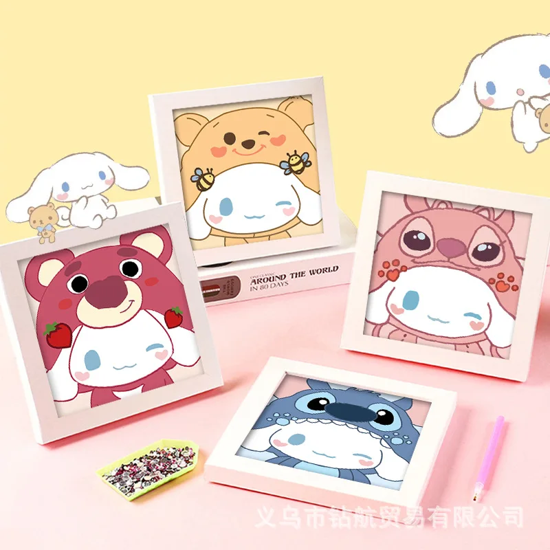 Sanrio игрушка подарок DIY Набор для алмазной живописи Cinnamoroll Lotso мультяшная анимация 5D украшение для дома 2023 горячая распродажа
Sanrio игрушка подарок DIY Набор для алмазной живописи Cinnamoroll Lotso мультяшная анимация 5D украшение для дома 2023 горячая распродажа