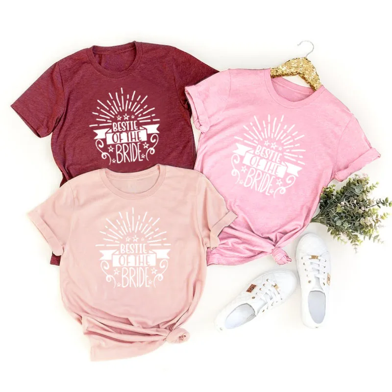 Bridesmaid & Bridal Party Shirt, Bachelorette Party shirts for women,Wedding Squad bestie graphic tee.We are Bride Best Friends.
Bridesmaid & Bridal Party Shirt, Bachelorette Party shirts for women,Wedding Squad bestie graphic tee.We are Bride Best Friends.