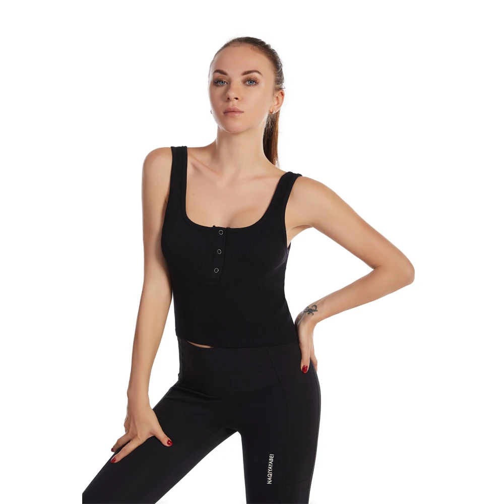 Inner Sports Vest Women's Spring and Summer Solid Color Outer Wear Sleeveless Top Short Beautiful Back Bottoming I-Shaped Sling
Inner Sports Vest Women's Spring and Summer Solid Color Outer Wear Sleeveless Top Short Beautiful Back Bottoming I-Shaped Sling