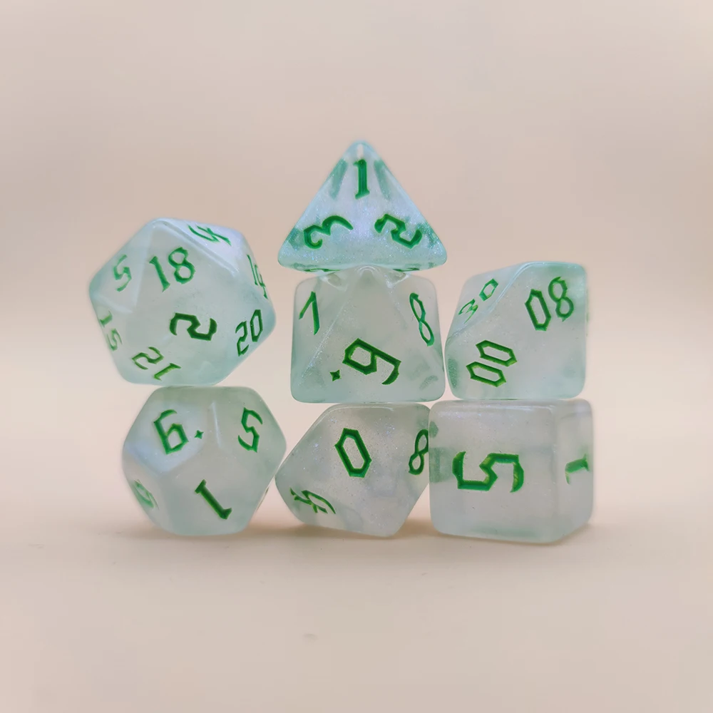 Green Dice 7Pcs/Set RPG MTG Table Games Our RPG dice set not only looks good but is also fun to use! Making your game more inte
Green Dice 7Pcs/Set RPG MTG Table Games Our RPG dice set not only looks good but is also fun to use! Making your game more inte