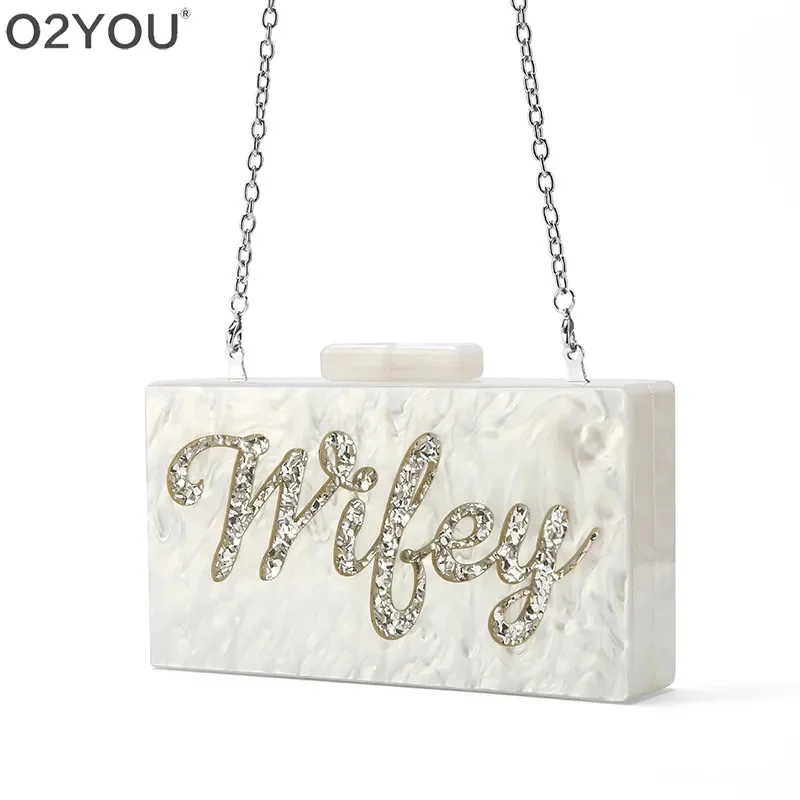 Wifey Name Women Acrylic Shell Messenger Shoulder Bag Bust Bag Crossbody Bag Money Phone Travel Wedding Party Purse drop ship
Wifey Name Women Acrylic Shell Messenger Shoulder Bag Bust Bag Crossbody Bag Money Phone Travel Wedding Party Purse drop ship