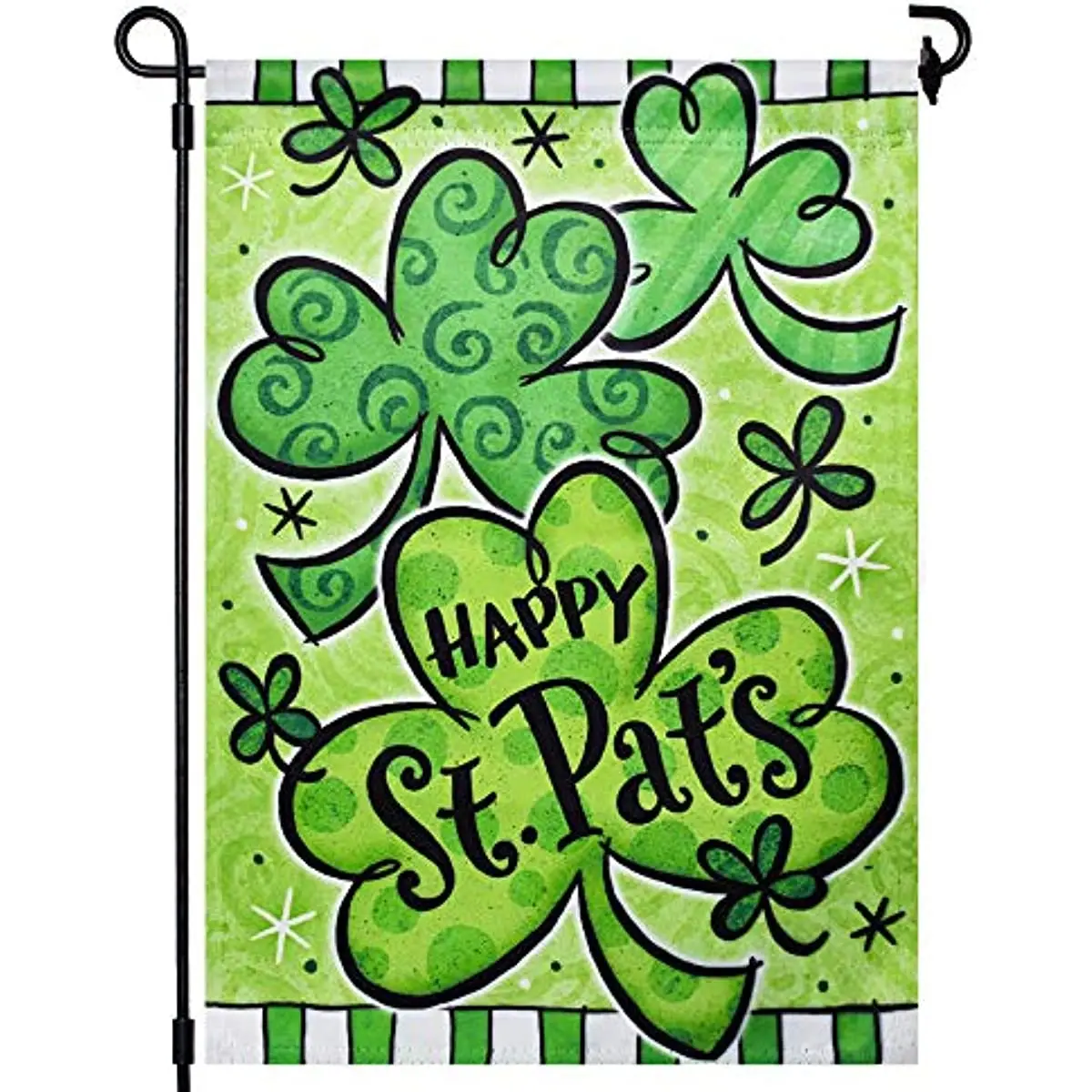 Color 12x18 Inch St. Patrick's Day Clover Garden Flag Shamrocks Decorative Double Sided Polyester for Ourdoor Decoration Holiday
Color 12x18 Inch St. Patrick's Day Clover Garden Flag Shamrocks Decorative Double Sided Polyester for Ourdoor Decoration Holiday