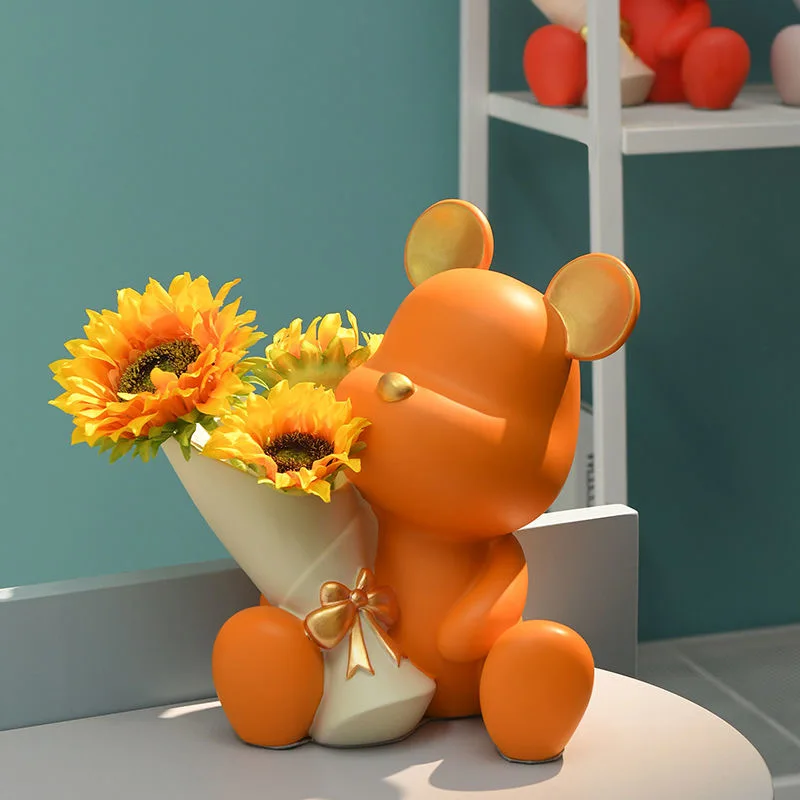 Creative light luxury violence bear ornaments living room TV wine cabinet bedroom room girl heart desktop layout fake flowers
Creative light luxury violence bear ornaments living room TV wine cabinet bedroom room girl heart desktop layout fake flowers