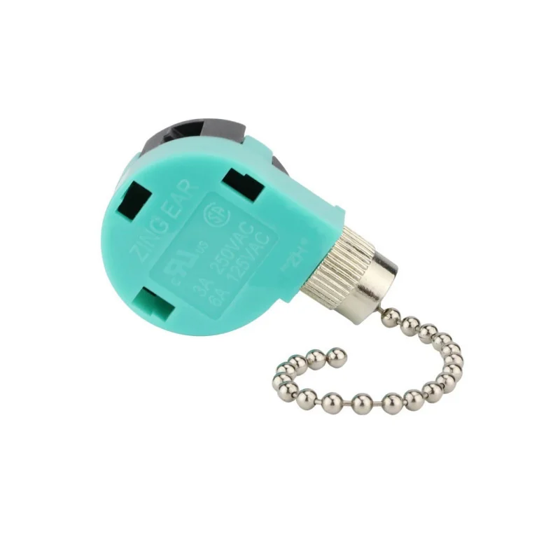 Переключатель для потолочного вентилятора HELTC 3 скорости зеленый 
Переключатель для потолочного вентилятора HELTC 3 скорости зеленый