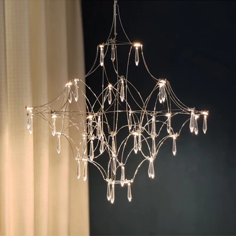 Decoration Crystal Chandelier For Living Room Modern Designer Stainless Steel Chandelier Lighting Home Indoor Decor Luxury Lamp
Decoration Crystal Chandelier For Living Room Modern Designer Stainless Steel Chandelier Lighting Home Indoor Decor Luxury Lamp