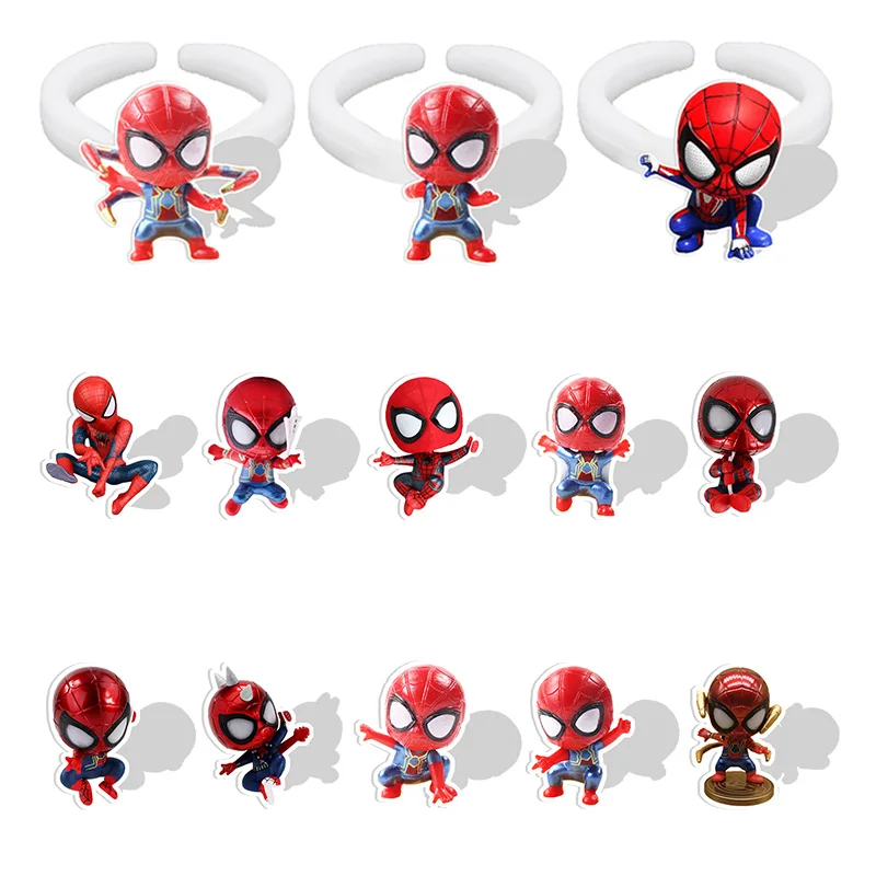 Disney Ring Super Hero Spider-man Cool anillos anime Boy Gift White Ring Resin Acrylic Ring Party Accessories Ring GTX412
Disney Ring Super Hero Spider-man Cool anillos anime Boy Gift White Ring Resin Acrylic Ring Party Accessories Ring GTX412