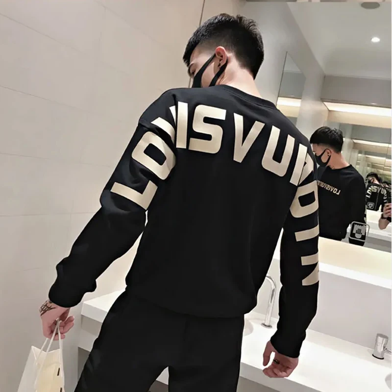 Men's Fashion Luxury Warm Streetwear Sweatshirt Casual Spring Autumn Letters Print Loose O-Neck Y2k Male Long Sleeve Top Clothes
Men's Fashion Luxury Warm Streetwear Sweatshirt Casual Spring Autumn Letters Print Loose O-Neck Y2k Male Long Sleeve Top Clothes