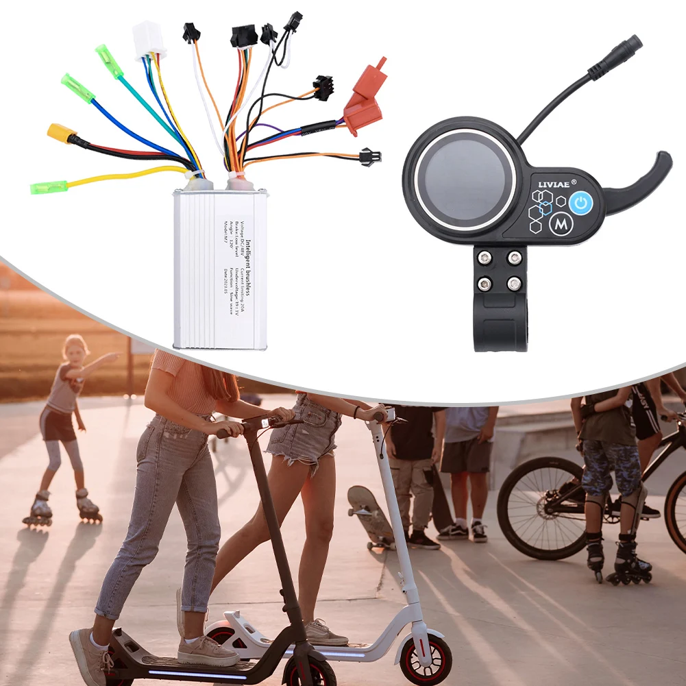 1pc 48V 20A Controller With Grooves With LCD Dashboard Display Screen Electric Bike Accessories For 10 Inch Electric Scooter
1pc 48V 20A Controller With Grooves With LCD Dashboard Display Screen Electric Bike Accessories For 10 Inch Electric Scooter