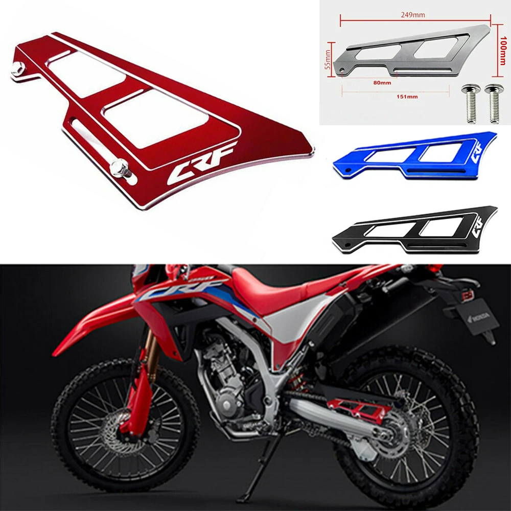 For HONDA CRF450L CRF450RL CRF300L Rally 300L 450L 450RL 450 L RL 2019-2022 Motorcycle CRF LOGO CNC Chain Guard Cover Protector
For HONDA CRF450L CRF450RL CRF300L Rally 300L 450L 450RL 450 L RL 2019-2022 Motorcycle CRF LOGO CNC Chain Guard Cover Protector
