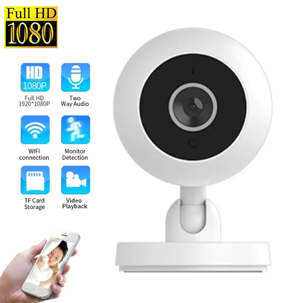 200W Wireless IP Camera Wifi 360 CCTV Camera Mini Pet Video Surveillance Camera With Wifi Baby Monitor 1080P Night Vision Camera
200W Wireless IP Camera Wifi 360 CCTV Camera Mini Pet Video Surveillance Camera With Wifi Baby Monitor 1080P Night Vision Camera
