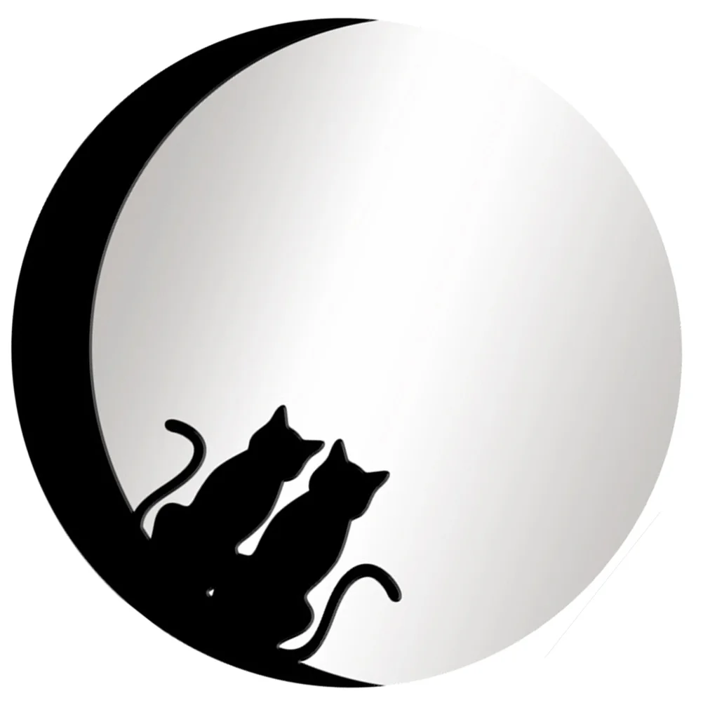 Couple Cat and Moon Pattern Acrylic Mirror Wall Decor Mirror Wall Decal Home Decoration
Couple Cat and Moon Pattern Acrylic Mirror Wall Decor Mirror Wall Decal Home Decoration