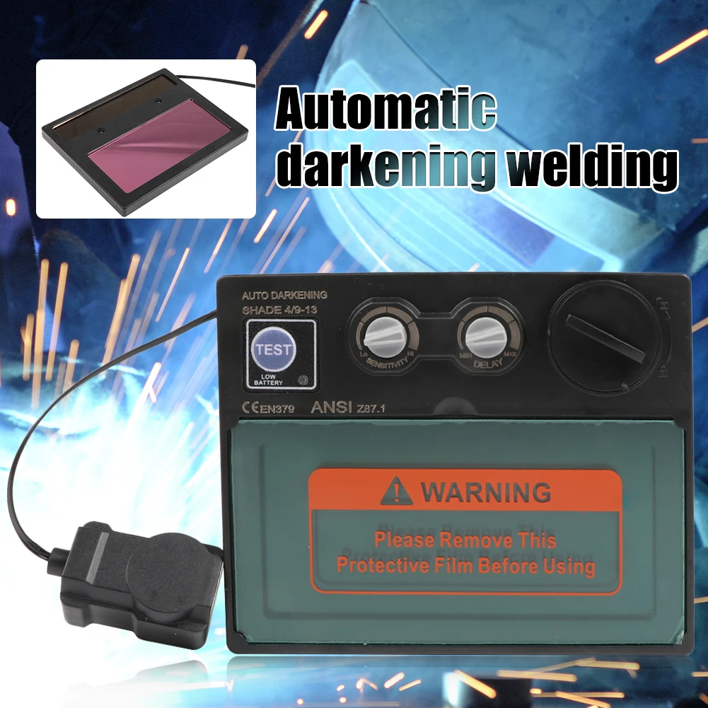 Solar Auto Darkening Welding Lens /Polish Mask/Helmet/Welder Cap/Welding Lens/Eyes Mask for Welding Machine/ PlasmaCuting Tool
Solar Auto Darkening Welding Lens /Polish Mask/Helmet/Welder Cap/Welding Lens/Eyes Mask for Welding Machine/ PlasmaCuting Tool