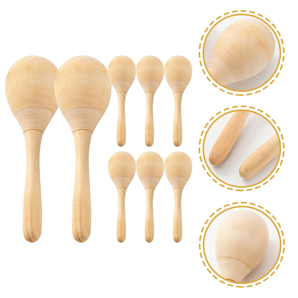 8 Pcs Teaching Aids Wooden Maraca Baby Toddler Musical Instruments Kids Maracas Shakers
8 Pcs Teaching Aids Wooden Maraca Baby Toddler Musical Instruments Kids Maracas Shakers