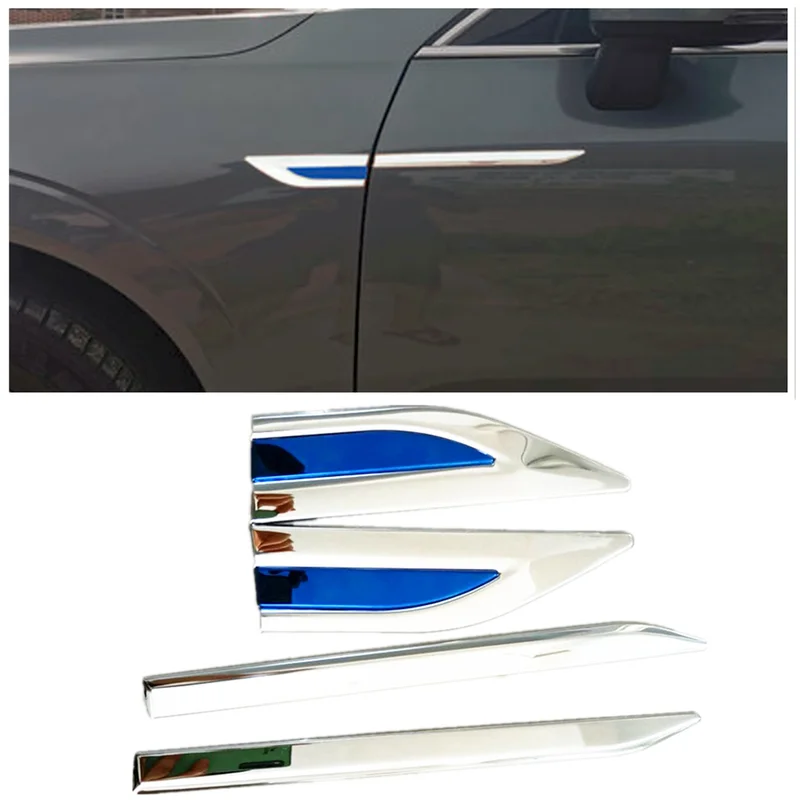 1set Car Fender Trim Mirror Polishing Stainless Steel Chrome+Blue Decoration Cover
1set Car Fender Trim Mirror Polishing Stainless Steel Chrome+Blue Decoration Cover