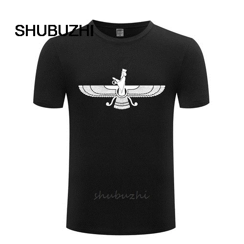 Farvahar Iran Persia Symbol Men T Shirt Iranian Persian Zoroastrian Men Cotton Short Sleeve Tshirt Streetwear Plus Size Top Tee
Farvahar Iran Persia Symbol Men T Shirt Iranian Persian Zoroastrian Men Cotton Short Sleeve Tshirt Streetwear Plus Size Top Tee