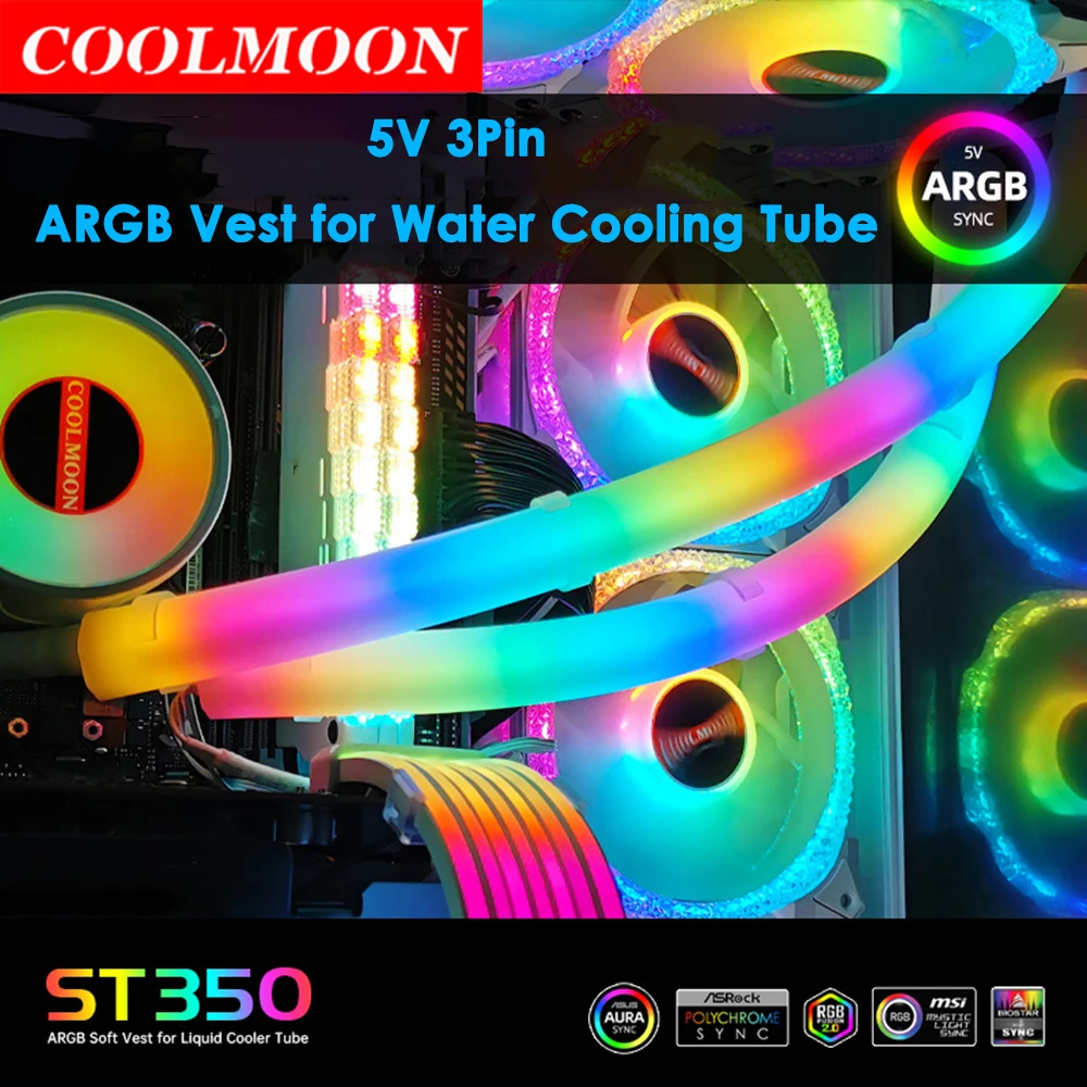 Coolmoon 5В 3Pin ARGB Sync набор для самостоятельной сборки с водяным охлаждением, светящийся рукав, шланг, трубка, жилет для компьютера, для детской декоративной одежды
Coolmoon 5В 3Pin ARGB Sync набор для самостоятельной сборки с водяным охлаждением, светящийся рукав, шланг, трубка, жилет для компьютера, для детской декоративной одежды