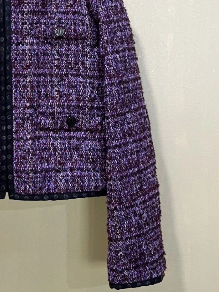 Women Jacket 2022 Autumn and Winter New Edging Short Collarless Tweed Jacket/ Fringed Vest /Skirt
Women Jacket 2022 Autumn and Winter New Edging Short Collarless Tweed Jacket/ Fringed Vest /Skirt