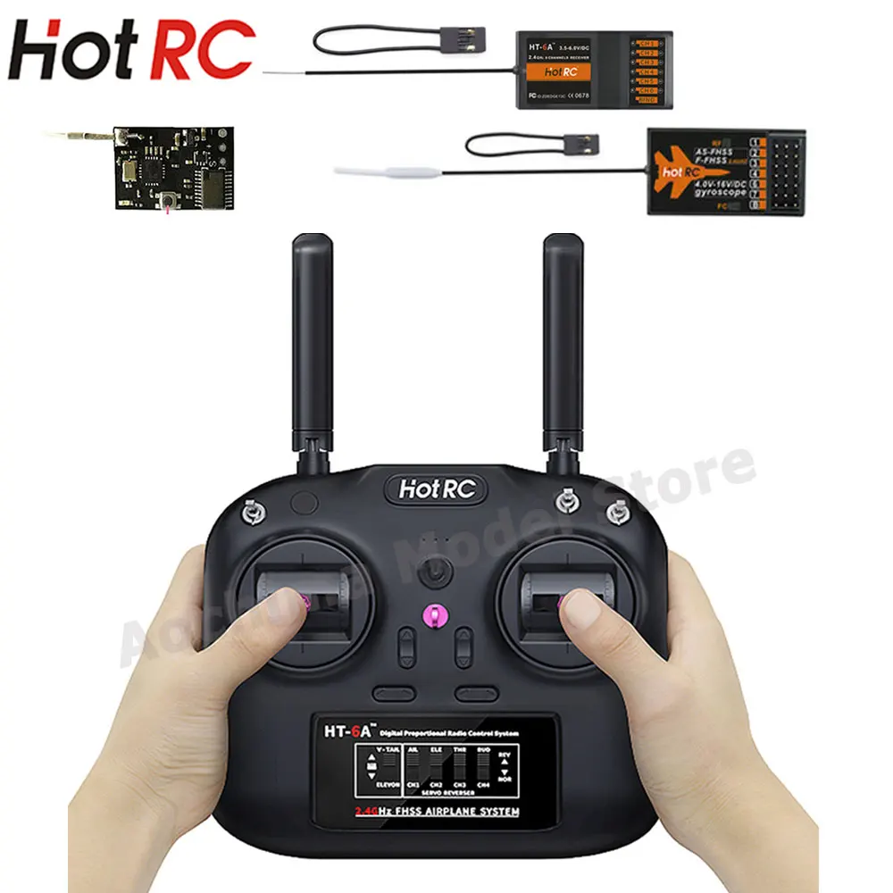 Hotrc HT-6A 2,4G 6CH RC передатчик FHSS & 6CH приемник с коробкой для FPV дрона Rc самолета Rc автомобиля Rc лодки
Hotrc HT-6A 2,4G 6CH RC передатчик FHSS & 6CH приемник с коробкой для FPV дрона Rc самолета Rc автомобиля Rc лодки