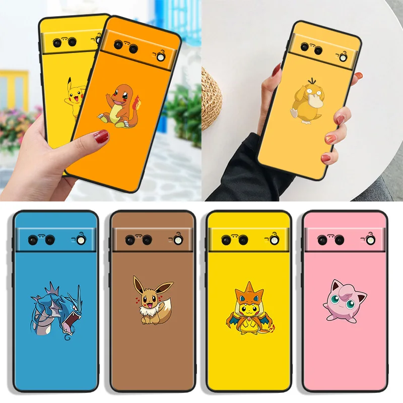 Cartoon Pokemon Pikachu Shockproof Cover for Google Pixel 7 6a 6 Pro 5 4 4A XL 5G Black Phone Case Shell Soft Fundas Capa
Cartoon Pokemon Pikachu Shockproof Cover for Google Pixel 7 6a 6 Pro 5 4 4A XL 5G Black Phone Case Shell Soft Fundas Capa
