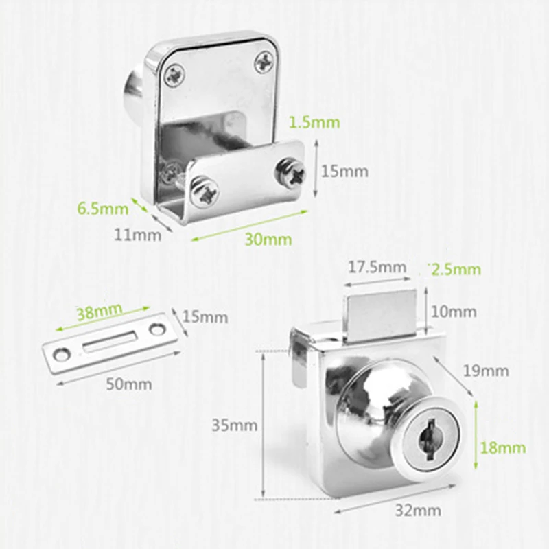 Showcases Cabinet Lock Security Replacement Tool Drawer Swinging Tubular Head Locker Glass Display Case Storage Latch
Showcases Cabinet Lock Security Replacement Tool Drawer Swinging Tubular Head Locker Glass Display Case Storage Latch