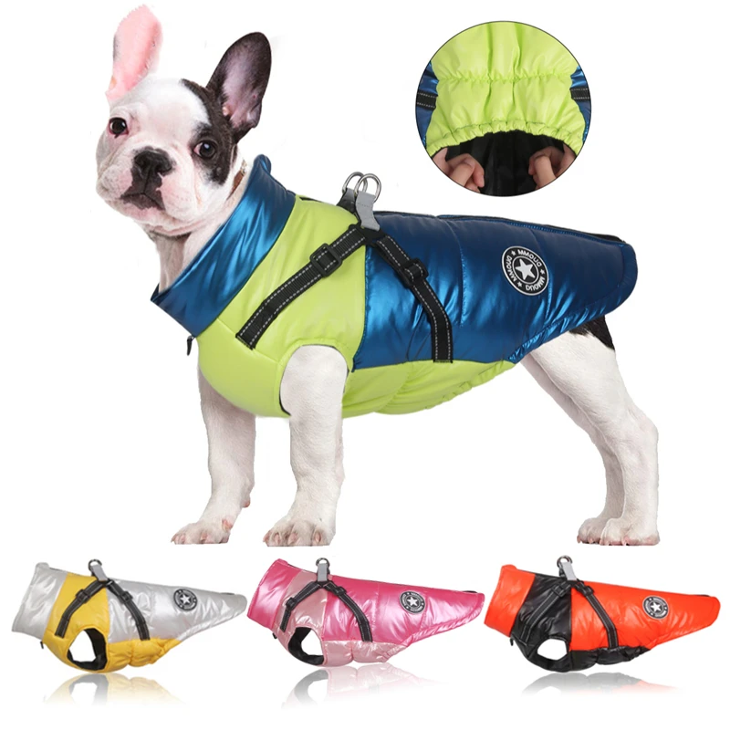 Reflective Waterproof Large Pet Dog Jacket With Harness Winter Warm Dog Clothes For Big Dog Coat Chihuahua French Bulldog Outfit
Reflective Waterproof Large Pet Dog Jacket With Harness Winter Warm Dog Clothes For Big Dog Coat Chihuahua French Bulldog Outfit