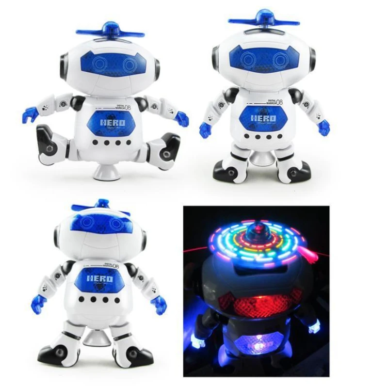 360 Degree Rotating Light Music Infrared Space Dance Electric Robot 1 Piece Plastic Toy Dropshipping Fulfillment Drop Shipping
360 Degree Rotating Light Music Infrared Space Dance Electric Robot 1 Piece Plastic Toy Dropshipping Fulfillment Drop Shipping