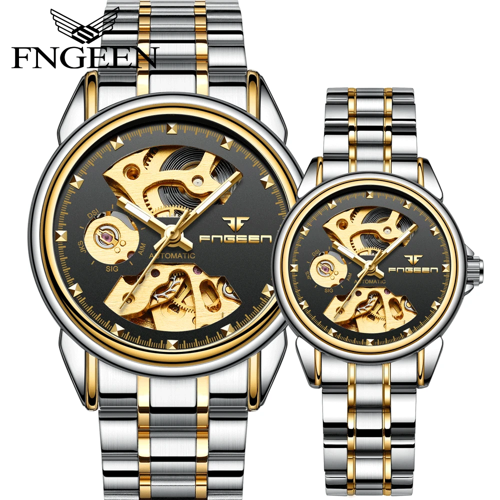 Fashion Hollow Out Dial Steel Strap Leather Strap Automatic Self-wind Watch Business Mechanical Watch His-and-hers Watches
Fashion Hollow Out Dial Steel Strap Leather Strap Automatic Self-wind Watch Business Mechanical Watch His-and-hers Watches