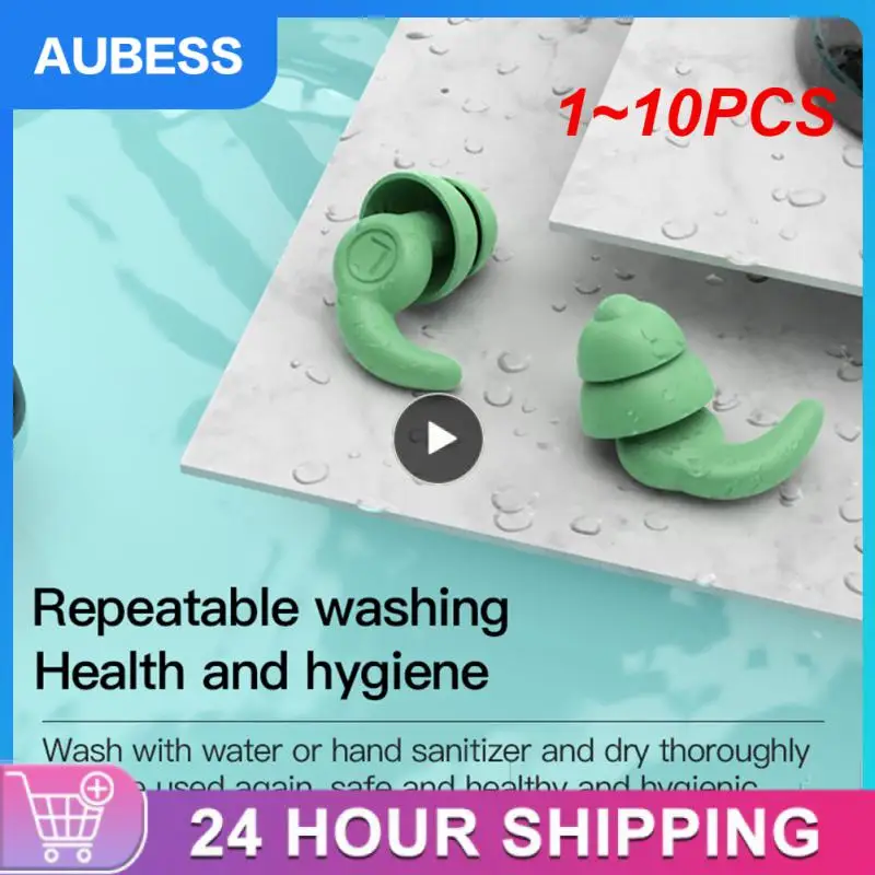 1~10PCS Anti Noise Silicone Earplugs Waterproof Swimming Ear Plugs For Sleeping Diving Surf Soft Comfort Natation Swimming Ear
1~10PCS Anti Noise Silicone Earplugs Waterproof Swimming Ear Plugs For Sleeping Diving Surf Soft Comfort Natation Swimming Ear