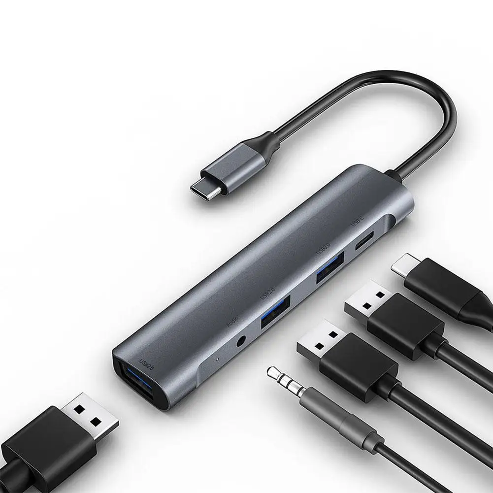 Type C To 3.5mm Audio Headphone Jack USB 3.0 2.0 PD Charging 5 In 1 Docking Station Hub For PC Computer Projector Monitor
Type C To 3.5mm Audio Headphone Jack USB 3.0 2.0 PD Charging 5 In 1 Docking Station Hub For PC Computer Projector Monitor