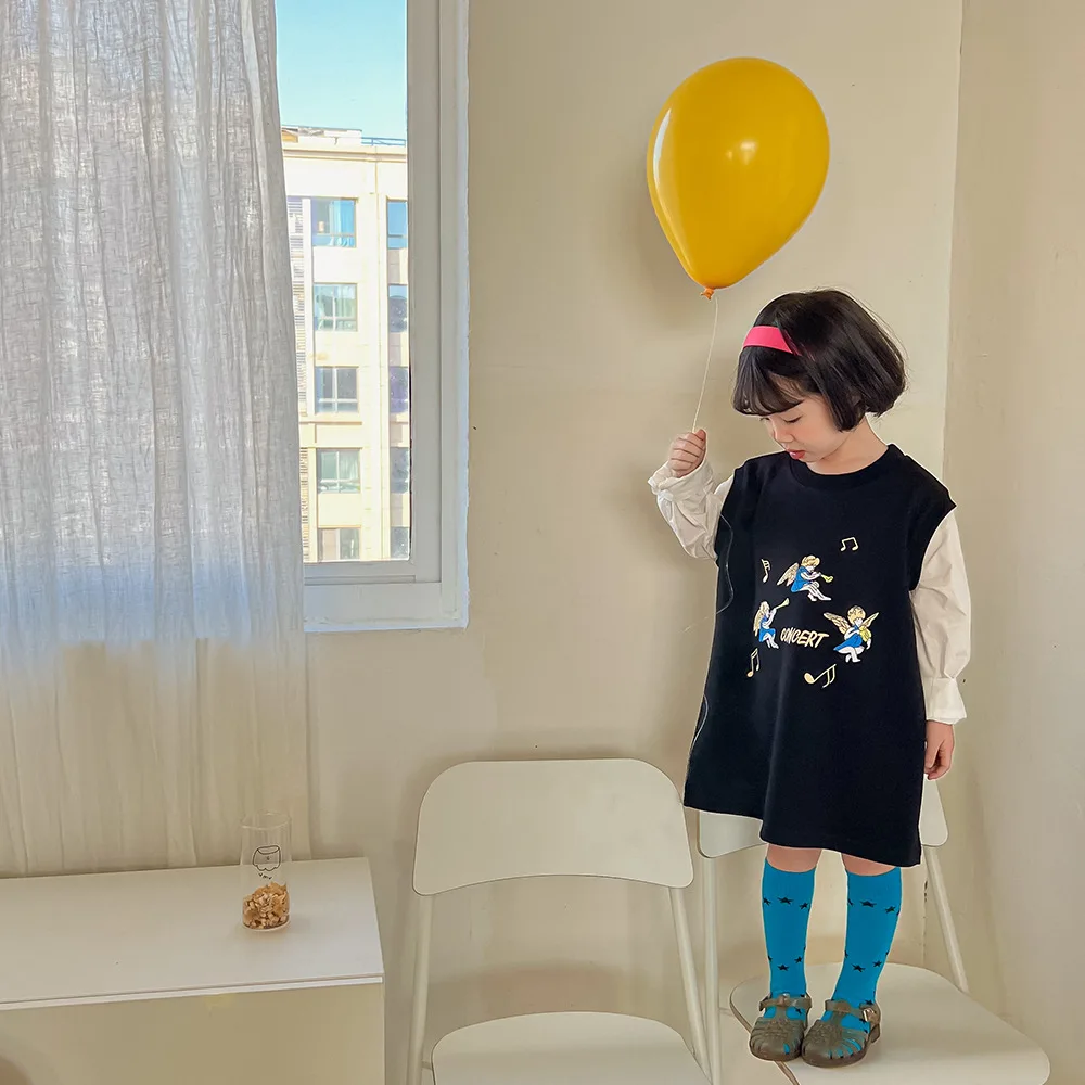 Платье с длинным рукавом для девочек, Модное детское Повседневное платье с мультяшным принтом, длинное платье-свитшот для девочек, свободно...
Платье с длинным рукавом для девочек, Модное детское Повседневное платье с мультяшным принтом, длинное платье-свитшот для девочек, свободно...