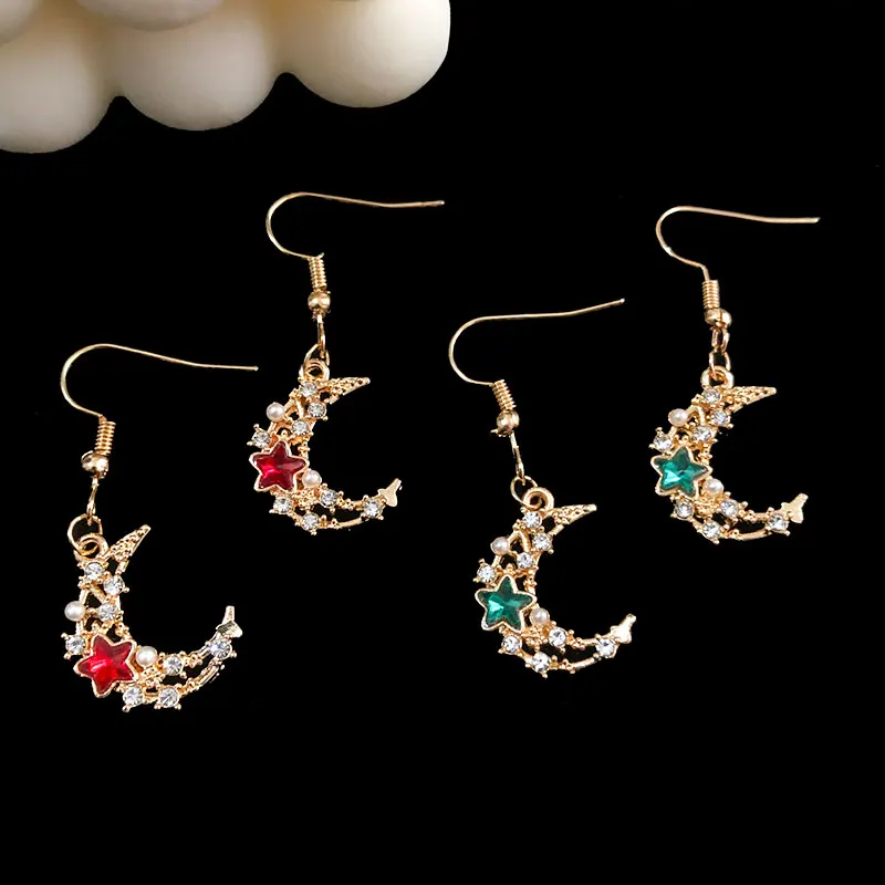 Green Crystal Star Dangle Earrings for Women Girl Hollow Bling Rhinestones Drop Earrings Vintage Wedding Party Jewelry Wholesale
Green Crystal Star Dangle Earrings for Women Girl Hollow Bling Rhinestones Drop Earrings Vintage Wedding Party Jewelry Wholesale