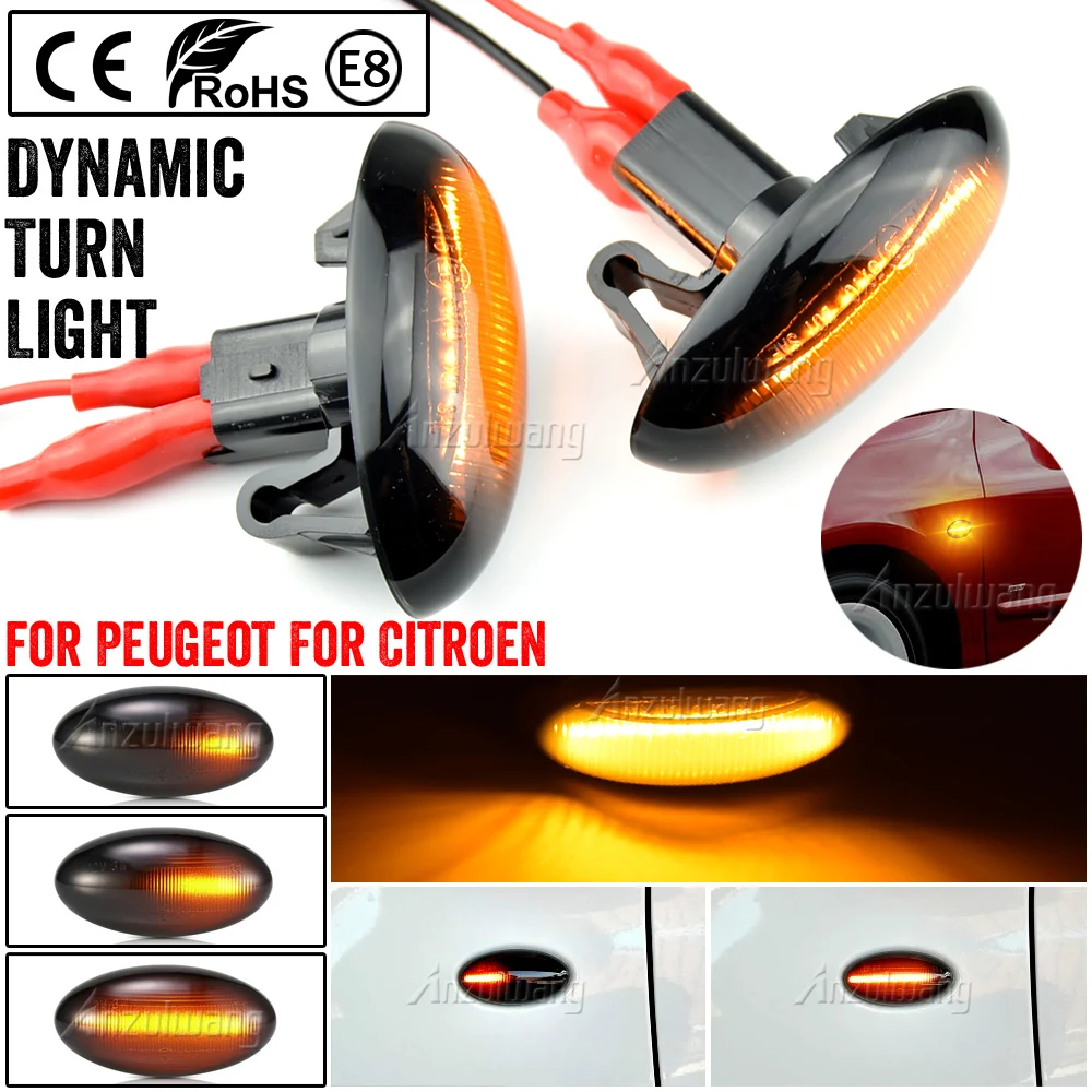 Side Marker Light Sequential Blinker Lamp Led Dynamic Turn Signal Light For Peugeot 307 206 207 407 107 607 1007 Partner Expert
Side Marker Light Sequential Blinker Lamp Led Dynamic Turn Signal Light For Peugeot 307 206 207 407 107 607 1007 Partner Expert